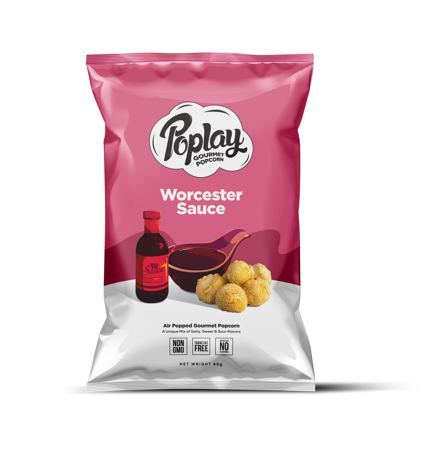 POPLAY Worcester Sauce Popcorn