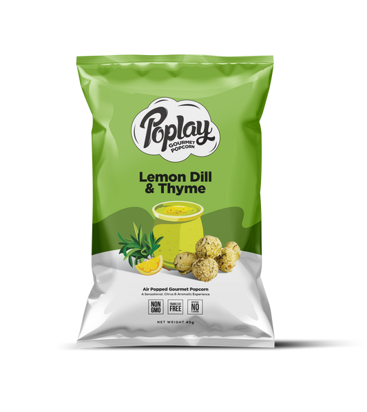 POPLAY Lime & Dill Flavor Popcorn