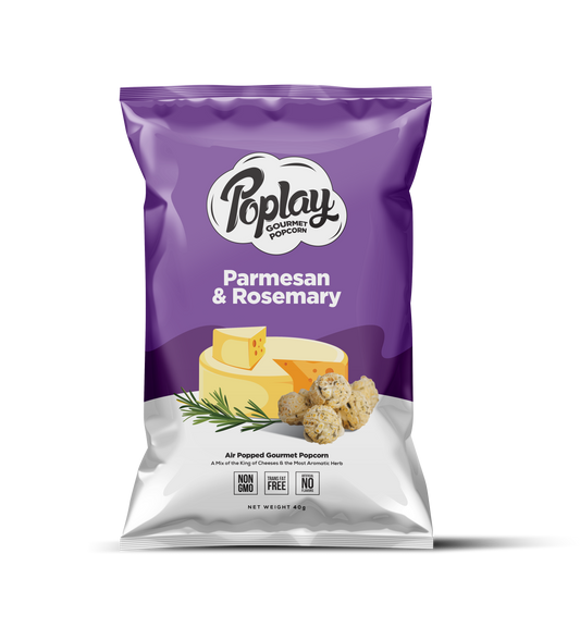 POPLAY Parmesan & Rosemary Cheese Popcorn