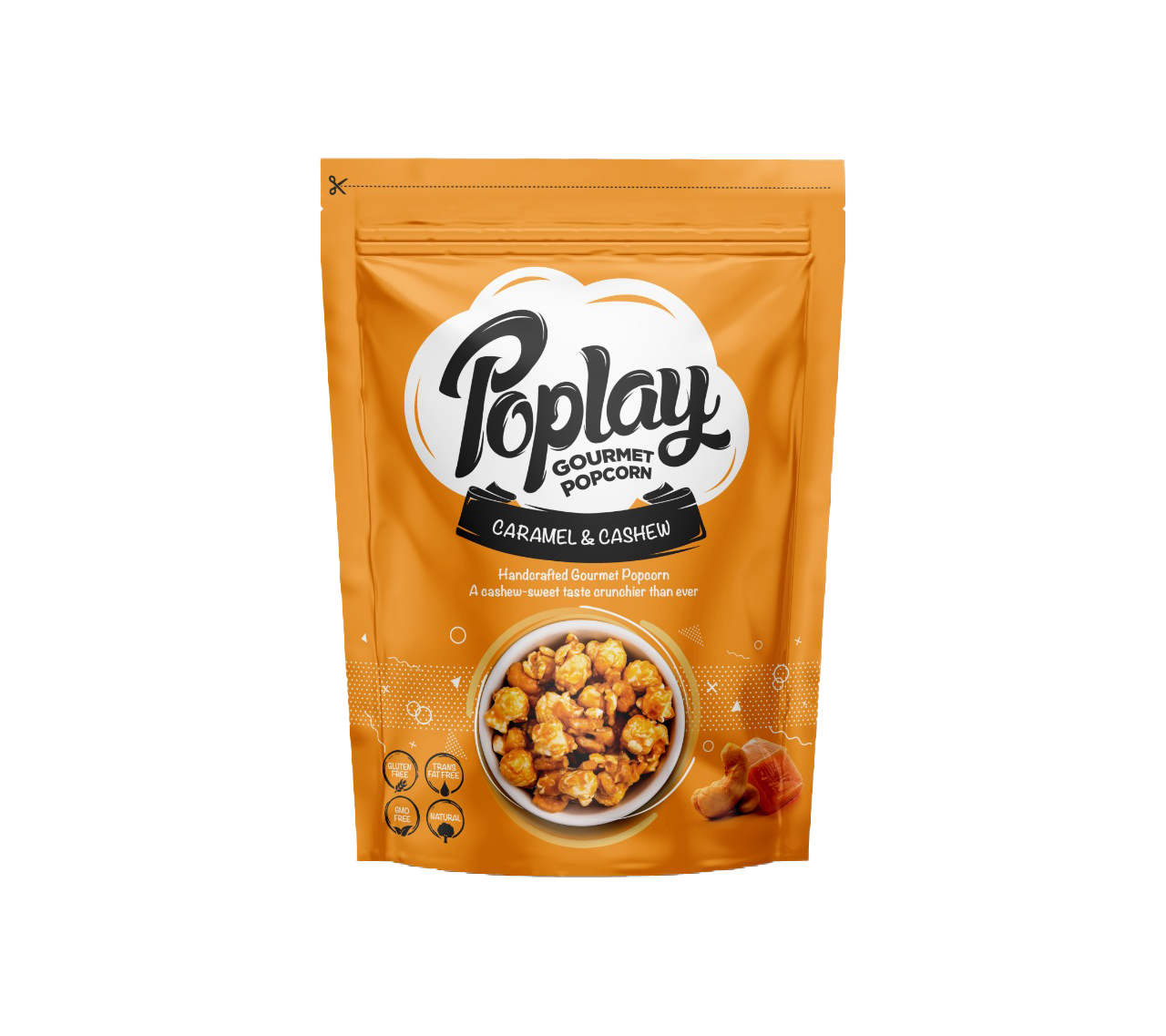 POPLAY Caramel Popcorn With Cashew