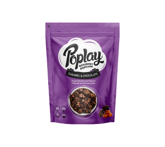 POPLAY Caramel Popcorn With Chocolate