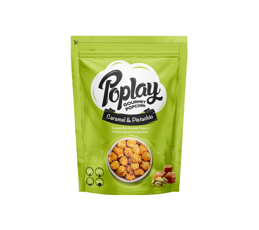 POPLAY Caramel Popcorn With Pistachio